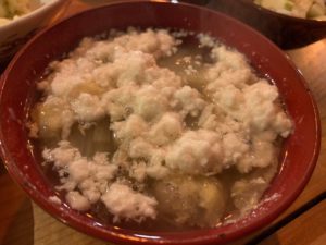 干しエビと卵白のスープ